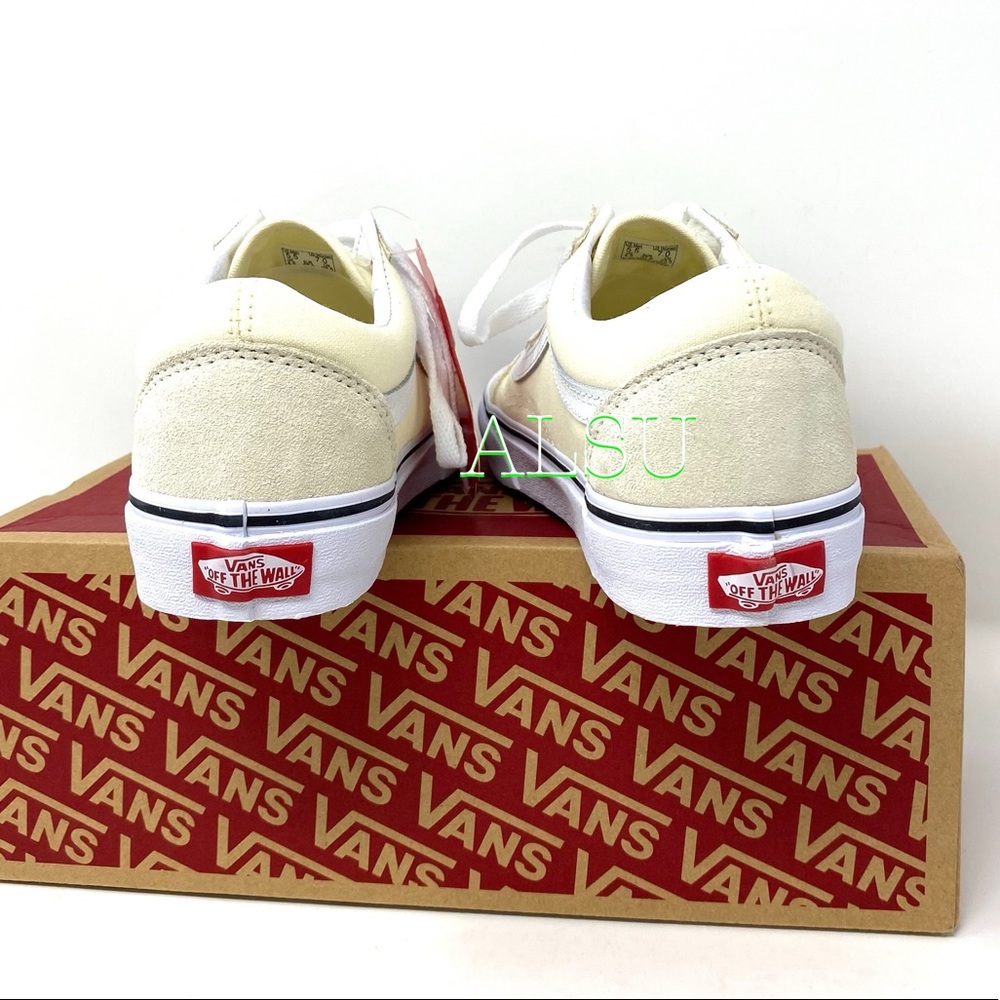 💖MEGA SALE💖VANS Old Skool Classic Suede Canvas White Women’s s VN0A4U3BFRL - Picture 8 of 11